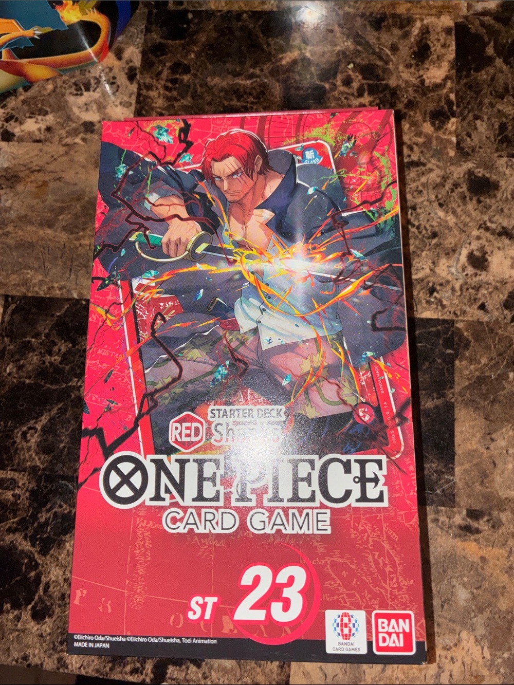 Onepiece Red Starter Deck Shanks Artwork